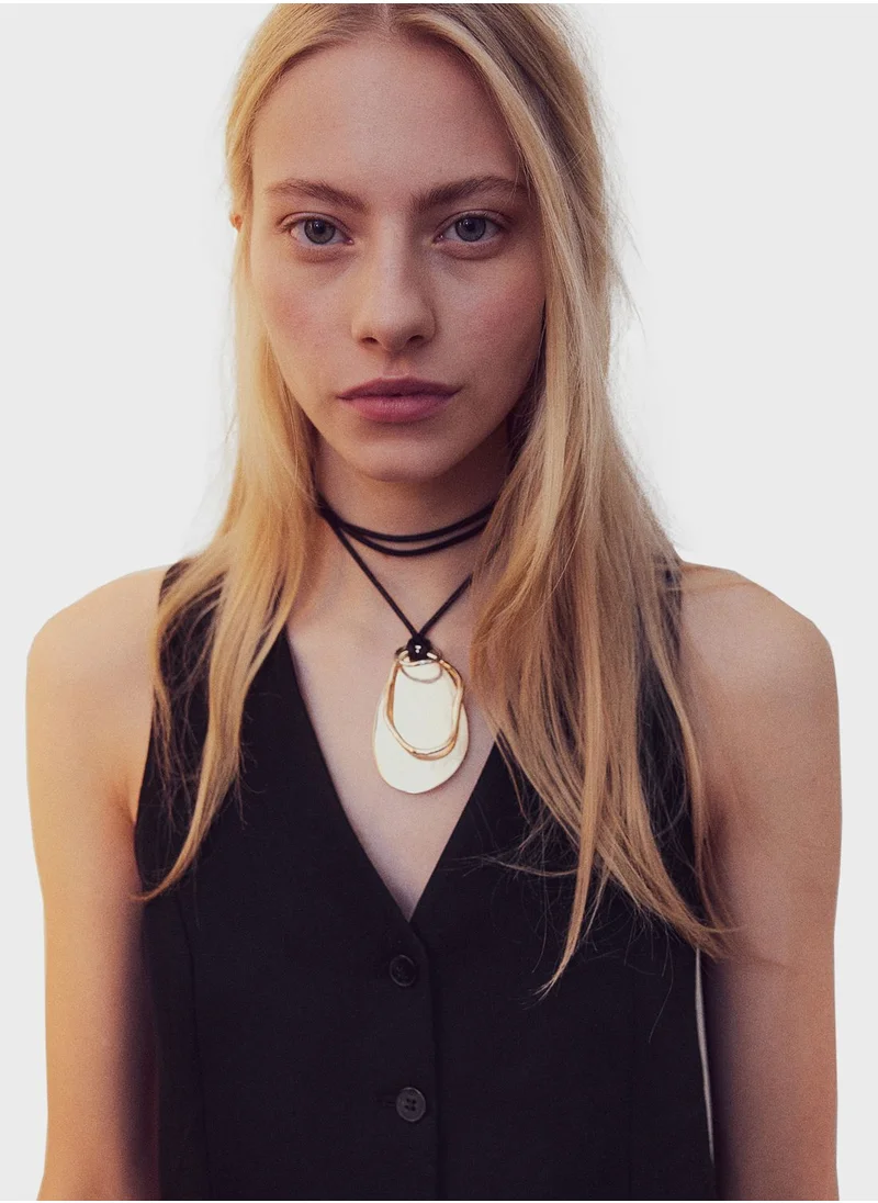 H&M Pendant Cord Necklace