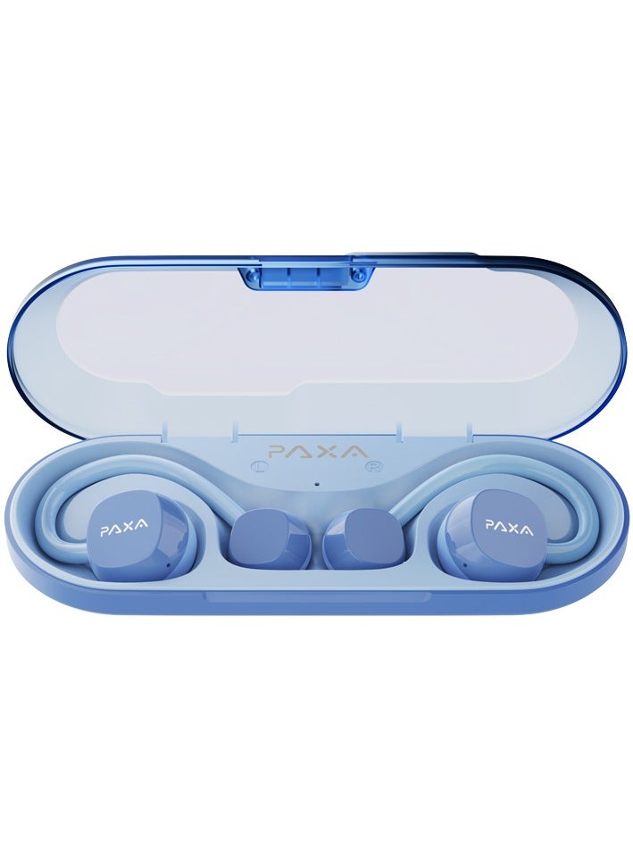 Generic PAXA-PA-W50 True Wireless Bluetooth Headphones-Blue  - Image 1