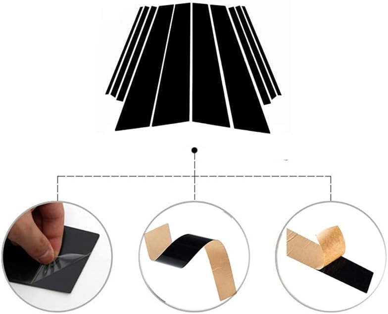 QASULER 10Pcs Door Window Pillar Trim for BMW X1 F48 - Image 2