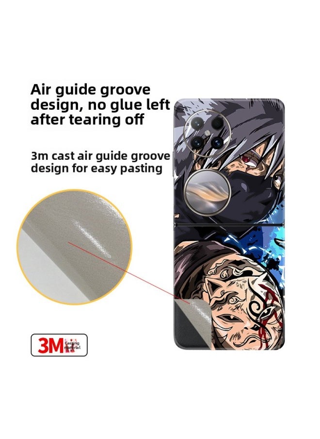 Generic - For HuaweiPocket 2 All-inclusive For HuaweiFolding Screen Sticker Pocket2 Back Film Color Film Protective Film Personality-Color:LX-A4311-Dimensions:For HuaweiPocket2 Back Film Middle Shaft (3M) - Image 1