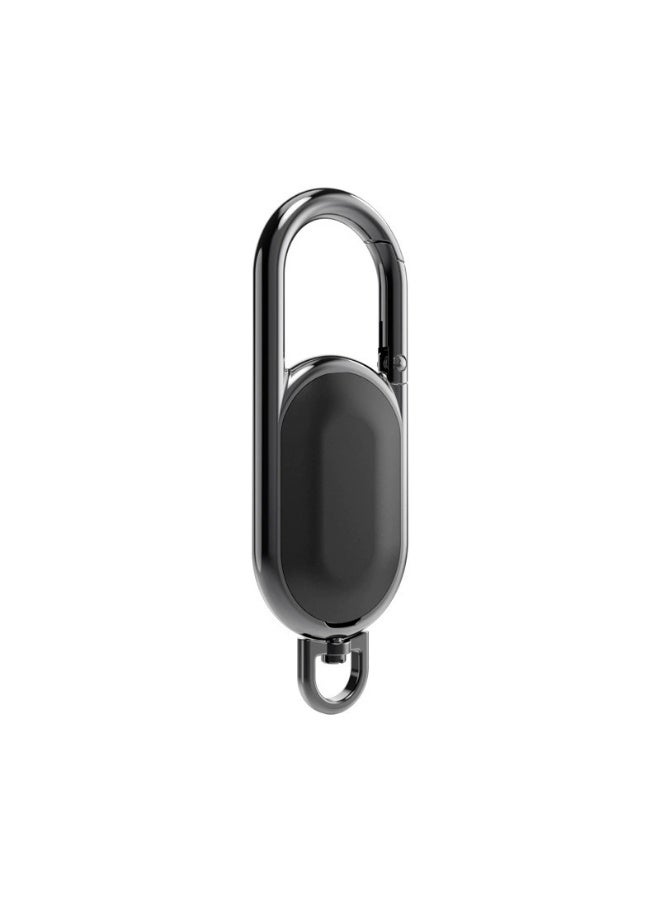 caijin Mini Bluetooth GPS tracker, anti-loss GPS tracker, smart carabiner keychain with "Find My" function, connects to car keychains, can locate keys, pet dogs, children's keys, bags, wallets, car trackers, keychains compatible with Apple iOS system - Image 1