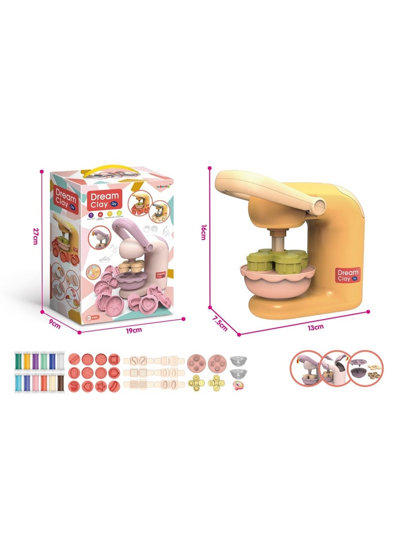 Qman Color Clay Cookie Play Set | DIY Cookie Maker Kit for Kids Creative Play Tools - Image 1