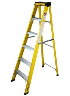 Stanley STANLEY Step Ladder | 5 Steps Fibre Ladder | Anti Slip Steps ...