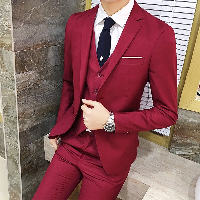 Men'S Casual Suit, Groom'S Jacket, Men'S Suit, Men'S Suit, Three-Piece Suit, Plus Size Suit - Image 2