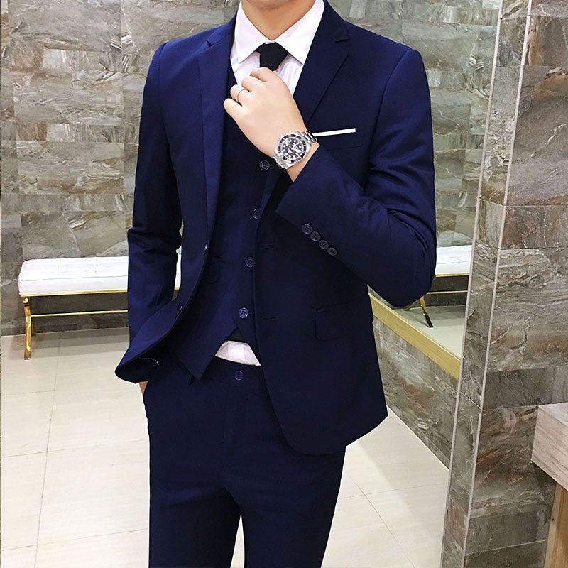 Men'S Casual Suit, Groom'S Jacket, Men'S Suit, Men'S Suit, Three-Piece Suit, Plus Size Suit - Image 4
