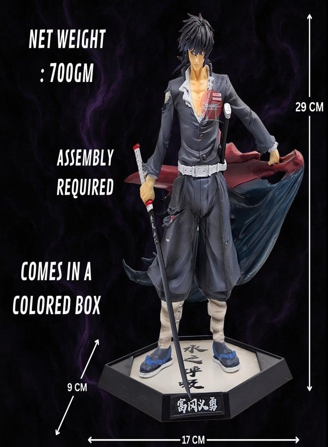 Realmkart Demon Slayer Giyu Tomioka Action Figure 30CM Anime Action Figures PVC Water Harshira Collectible Figurine for Fans & Collectors, Dsiplay, Study Table - Image 2