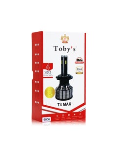 Toby's 2 Pieces 9006 Car LED Headlight Bulbs Original 60W Power 6000 Lumens With Color Temperature 6500K  - Image 2