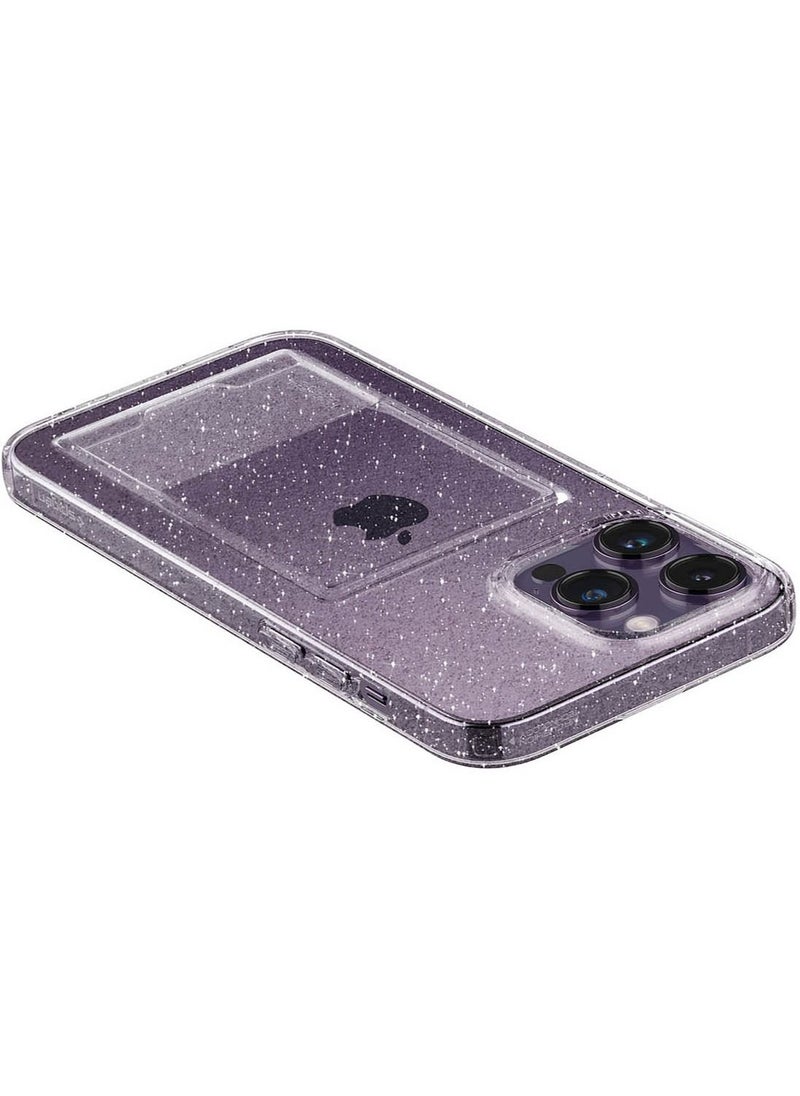 Spigen Crystal Slot Glitter iPhone 14 Pro Case Cover (2022) - Crystal Quartz  - Image 2