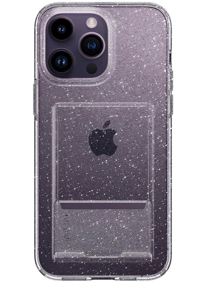 Spigen Crystal Slot Glitter iPhone 14 Pro Case Cover (2022) - Crystal Quartz  - Image 3