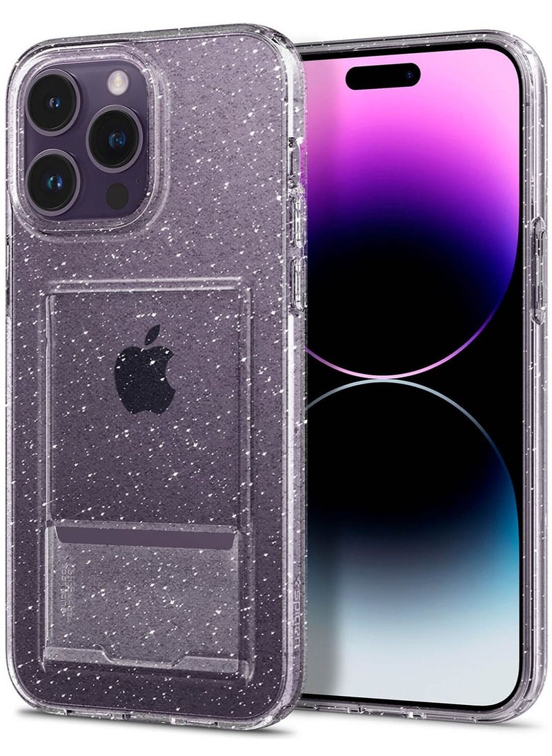Spigen Crystal Slot Glitter iPhone 14 Pro Case Cover (2022) - Crystal Quartz  - Image 1