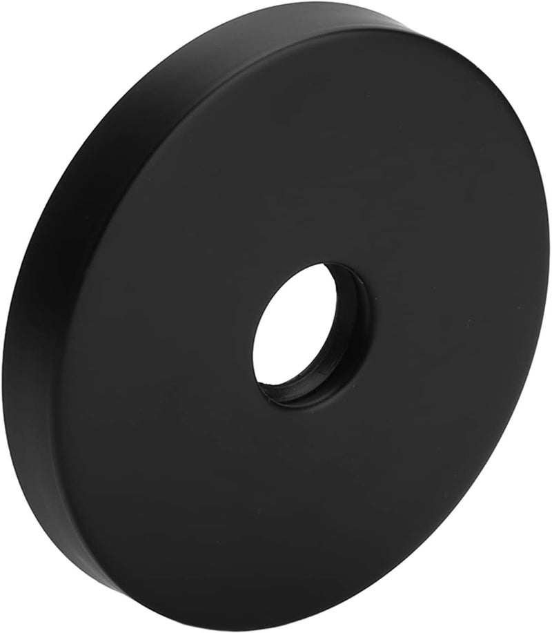 Large Shower Arm Flange, 304 Stainless Steel with Rubber Gasket, 3.5 Inch Diameter - Durable Construction, Easy Tool - Free Installation, Fits Standard G1 / 2in Pipe (Black) - Image 4