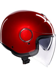 AGV AGV - ETERES E2206, Jet Unisex Motorcycle Helmet, Open Face Motorbike Helmet with Antitheft Ring, Anti-Scratch and Anti-UV Visor, Instant Sweat Absorption Technology  - Image 3