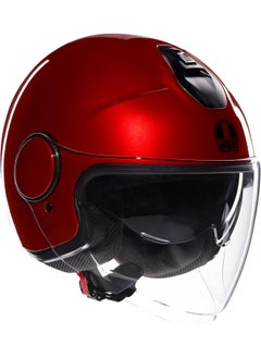 AGV AGV - ETERES E2206, Jet Unisex Motorcycle Helmet, Open Face Motorbike Helmet with Antitheft Ring, Anti-Scratch and Anti-UV Visor, Instant Sweat Absorption Technology  - Image 1