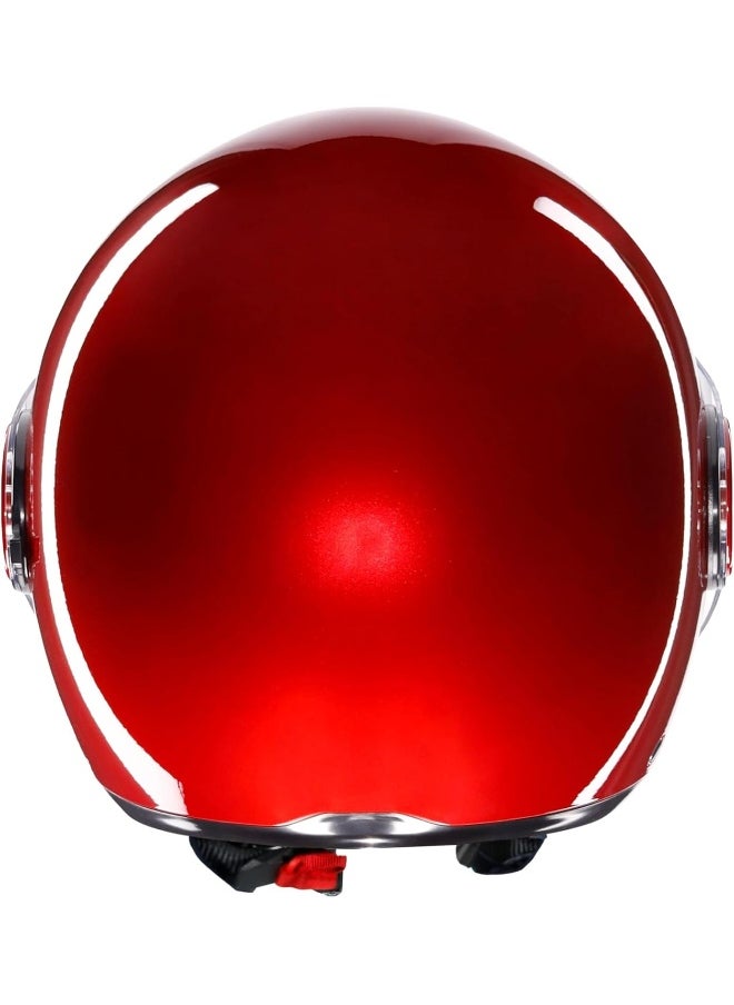 AGV - AGV - ETERES E2206, Jet Unisex Motorcycle Helmet, Open Face Motorbike Helmet with Antitheft Ring, Anti-Scratch and Anti-UV Visor, Instant Sweat Absorption Technology - Image 1