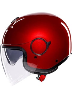 AGV AGV - ETERES E2206, Jet Unisex Motorcycle Helmet, Open Face Motorbike Helmet with Antitheft Ring, Anti-Scratch and Anti-UV Visor, Instant Sweat Absorption Technology  - Image 4