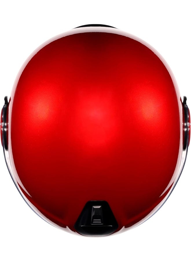 AGV - AGV - ETERES E2206, Jet Unisex Motorcycle Helmet, Open Face Motorbike Helmet with Antitheft Ring, Anti-Scratch and Anti-UV Visor, Instant Sweat Absorption Technology - Image 1