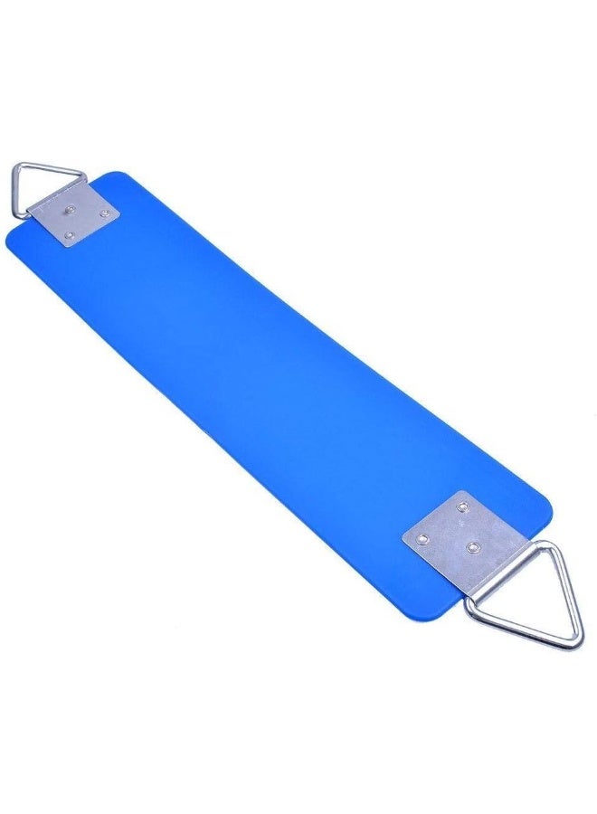 Rainbow Toys RBW TOYS Swing Seat for Kids & Adults, Outdoor Yard Playground Backyard Swing with Metal Triangle, Commercial Grade Heavy Duty Swing Seat, Swing Seat Replacement, Blue - Image 1