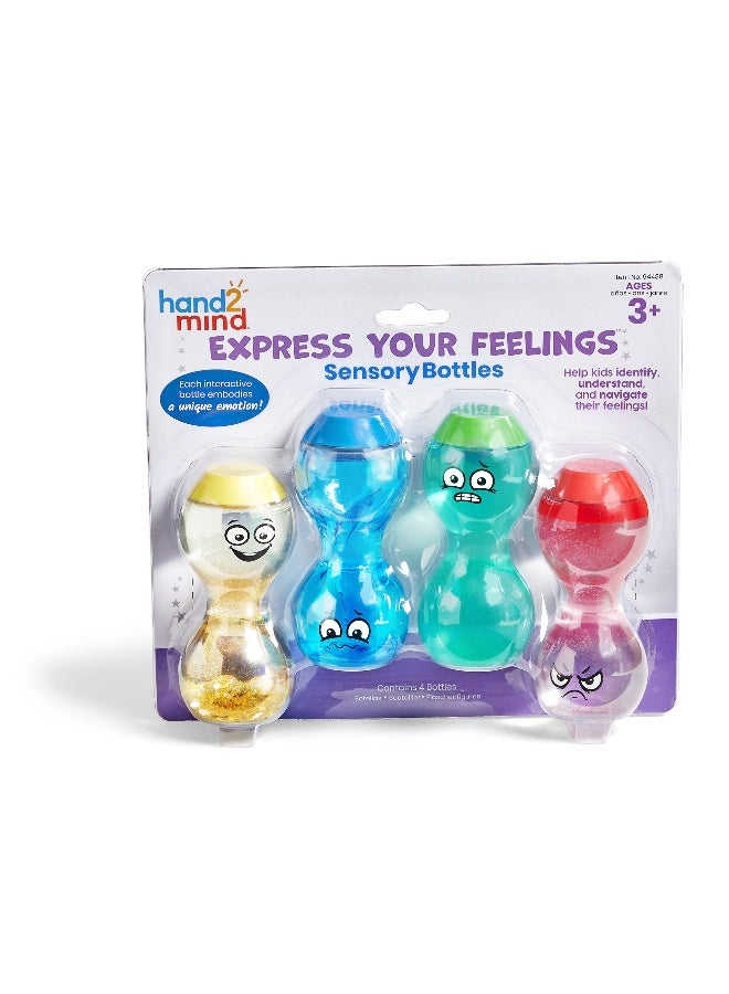 Learning Resources Express Your Feelings Sensory Bottles, Set Of 4 Calming Emotional Regulation Toys, Ages 3+ - Image 3