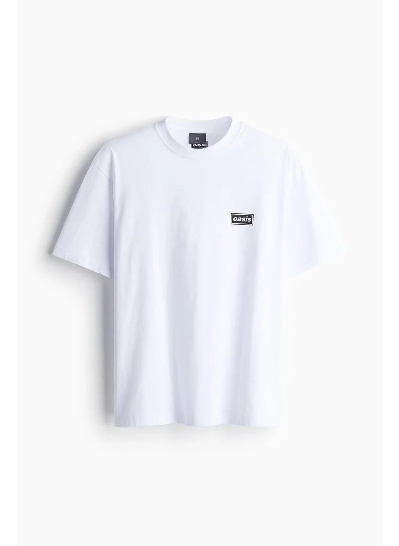 اتش اند ام تيشيرت بقصة مريحة