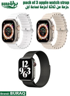 Apple Watch Band Strap For Apple Watch Ultra 2/Ultra 49mm, Series 10 46mm, 9/8/7 45mm, SE2/SE/6/5/4 44mm, 3/2/1 42mm