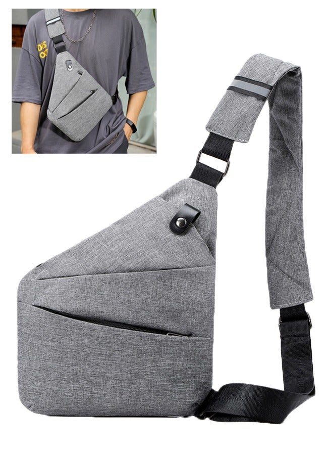 PRIMO PLUS Sling Crossbody Bag Small Shoulder Backpack for Men Waterproof Slim Chest Bags Casual Daypack for Travel Cycling  - Image 1