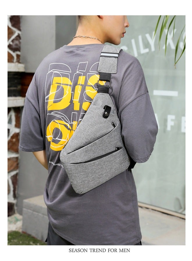 PRIMO PLUS Sling Crossbody Bag Small Shoulder Backpack for Men Waterproof Slim Chest Bags Casual Daypack for Travel Cycling  - Image 5