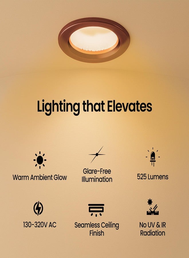 LEDURE Sky Downlight 7W | Extra Bright | Concealed LED Light | Ceiling Light | 7W Natural White Round Downlight |Recessed Mount Formate Glare-Free | Cutout - 3 inch (Pack of 1) - Image 3