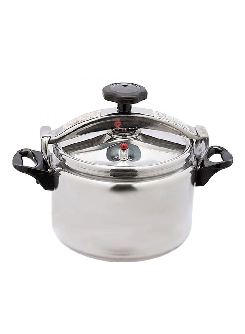 Smart Kitchen 7Liters High-Quality 7 Liters Aluminum Pressure Cooker – Perfect for All Recipes and Faster Cooking Silver/Black - Image 5