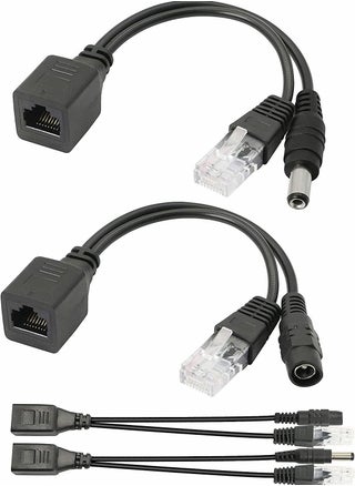 Passive POE Adapter Cable,2Pair Injector, and Splitter Kit with 5.5x2.1mm DC Connector for WLAN, Routers, Switches, Internet Telephony, IP Cameras - pzsku/Z2F0B19236C1695ED3226Z/45/1747726523/a7b4cd8e-0738-485b-bf1d-93ace3d7eaff