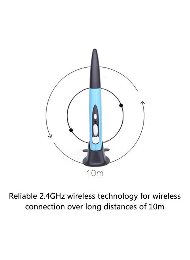 NIBEMINENT USB Cordless Optical Pen Mouse Blue  - Image 3