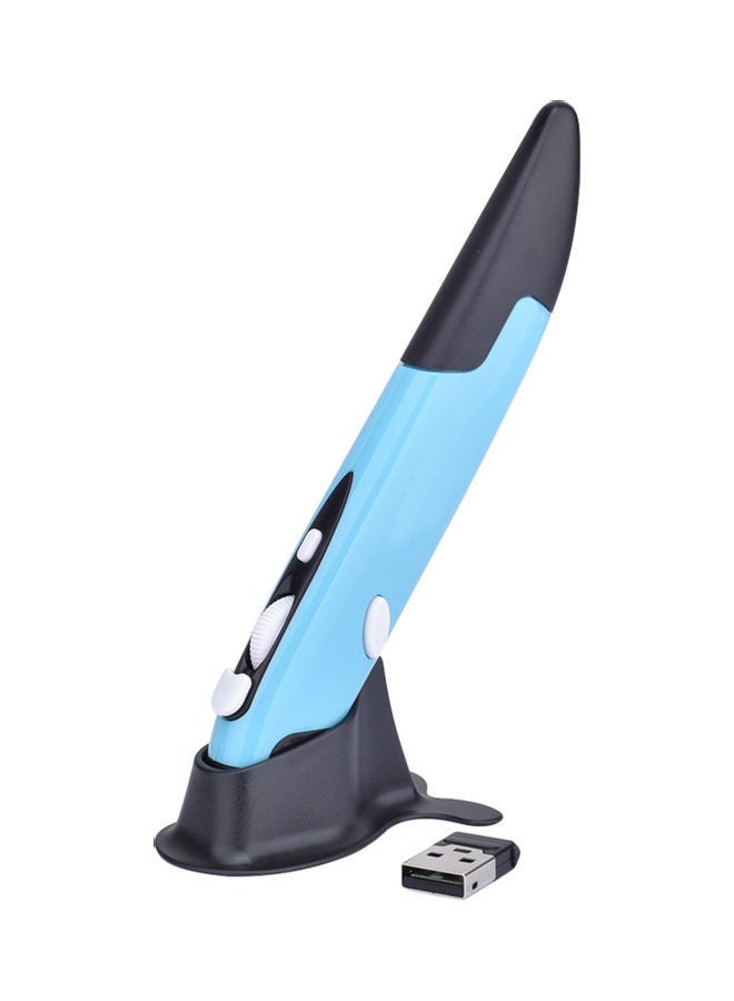 NIBEMINENT USB Cordless Optical Pen Mouse Blue  - Image 1