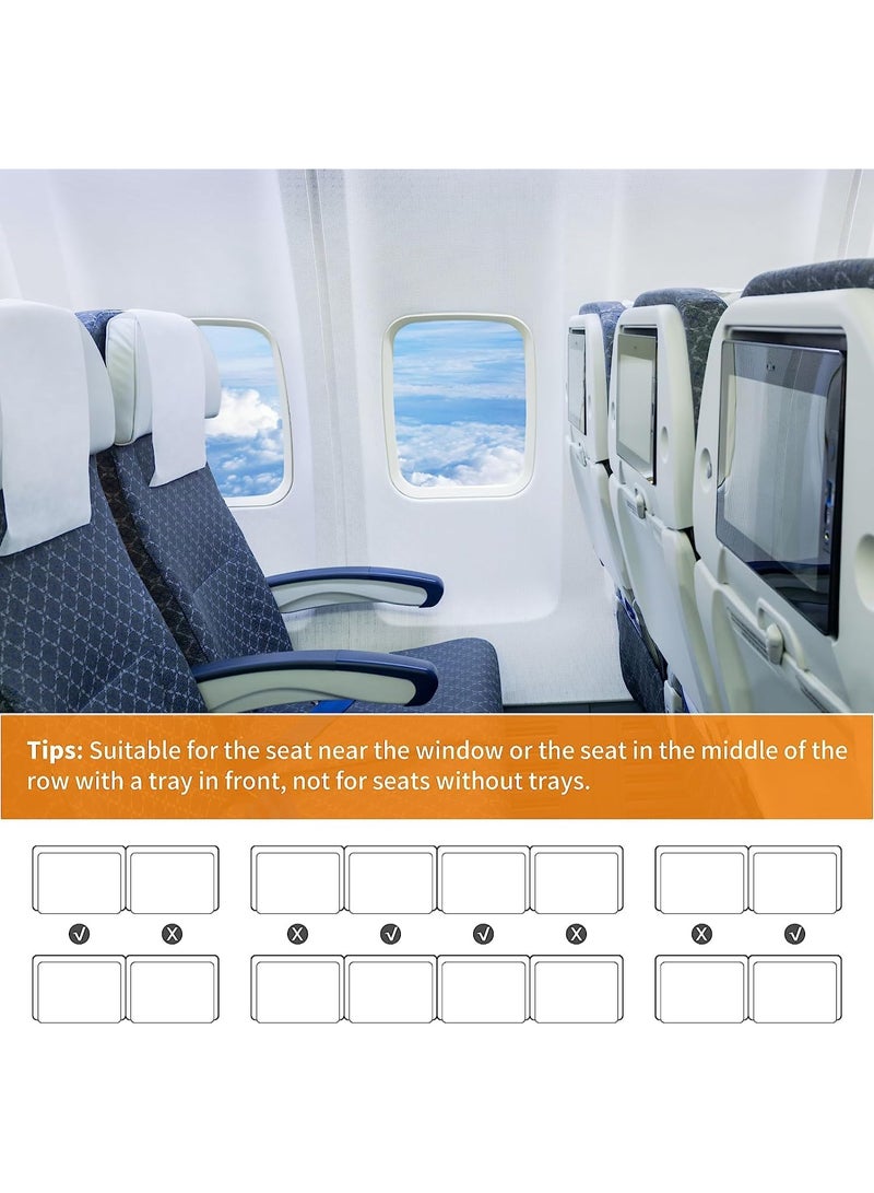 Dovva Toddler Airplane Travel Bed, Airplane Footrest Seat Extender for Kids,Toddler Airplane Bed, Toddler Airplane Travel Essentials, Portable Waterproof Airplane Seat Extender for Baby (Black) - Image 5