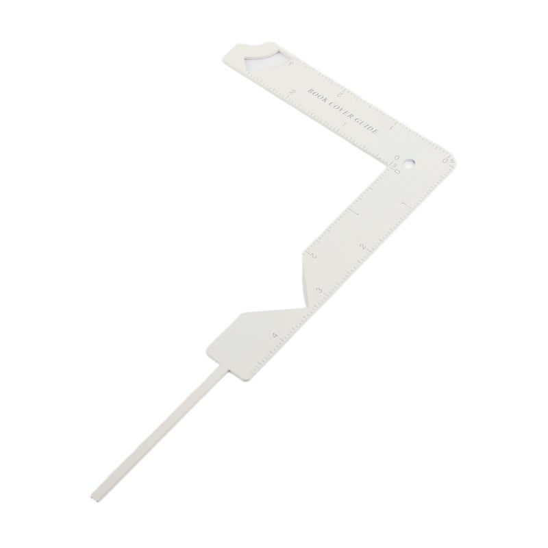 Book Cover Guide Sturdy Metal Simple High Accuracy Multi Function Bookbinding Ruler for Home School Scrapbooking - Image 5