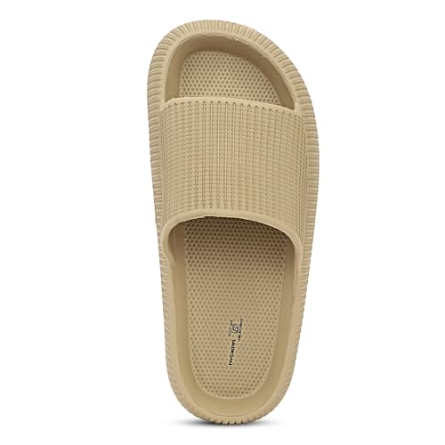 Hygear Men's Moulded Slipper-GE-1004-Beige-9 - Image 1