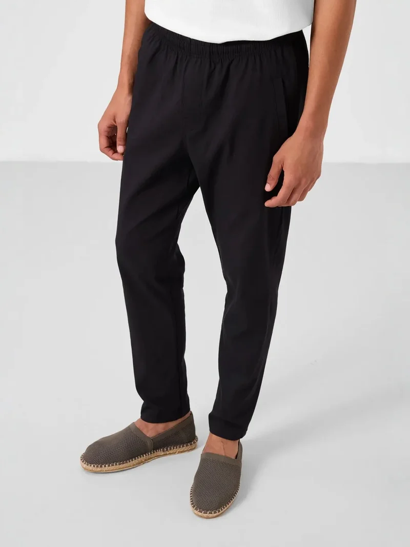 TOMMYLIFE TOMMY Men's Straight-leg Gabardine Chino Trousers