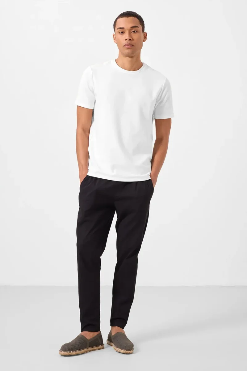 Tommylife TOMMY Men's Straight-leg Gabardine Chino Trousers