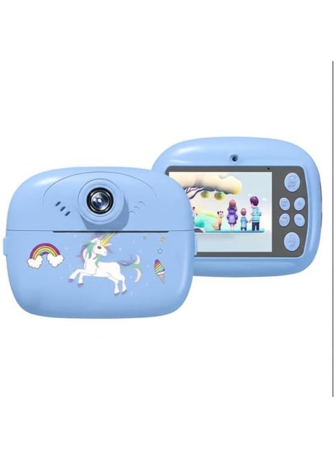Kids Instant Print Digital Camera, 12MP Photo, 1080P Video, Dual Lens Selfie Mode - Image 1