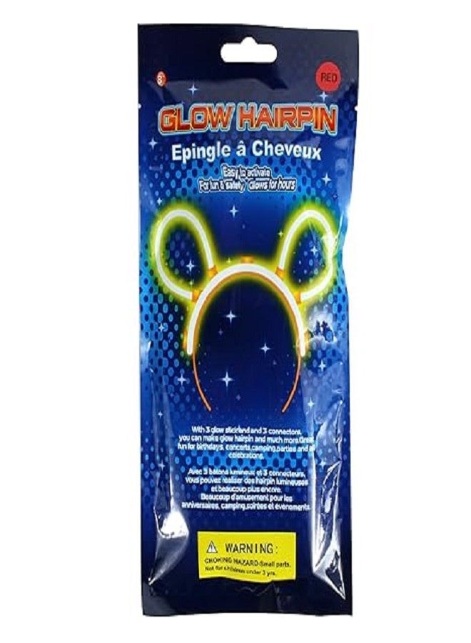 Glow Stick Hairpin, Mickey Mouse Style - Image 4