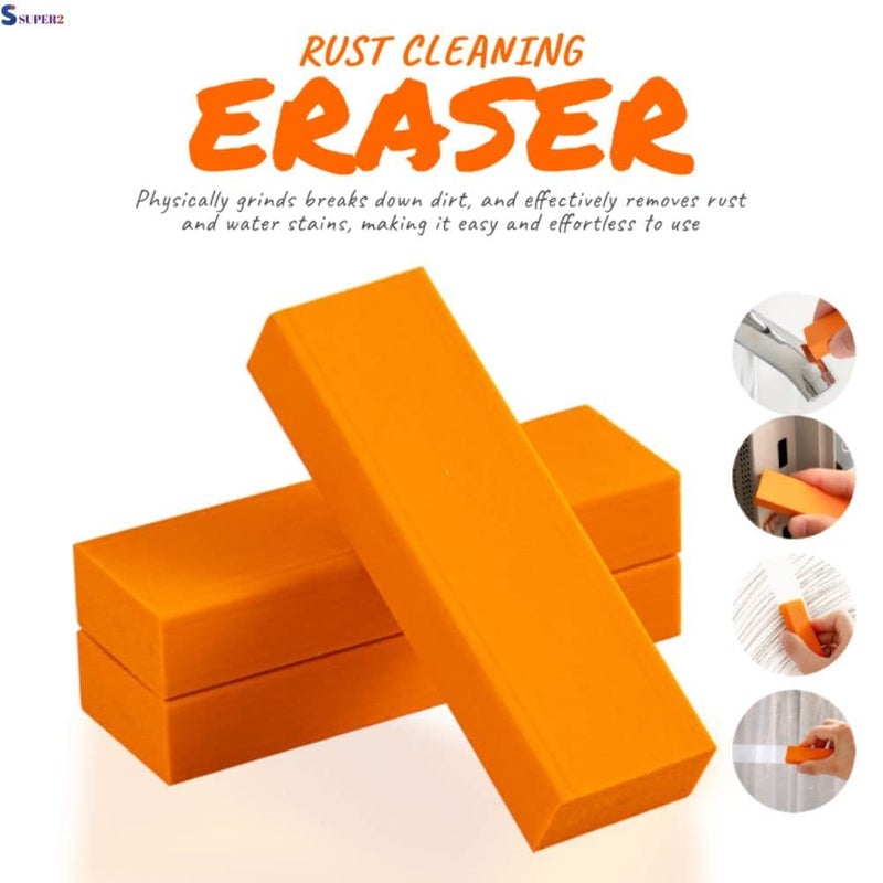 Klever Kitchen Rust Cleaning Easy Limescale Eraser ArtifactStainless Steel Stains Eraser Decontamination Cleaner Eraser Rust Remover For Kitchen Home2 Pcs - Image 2