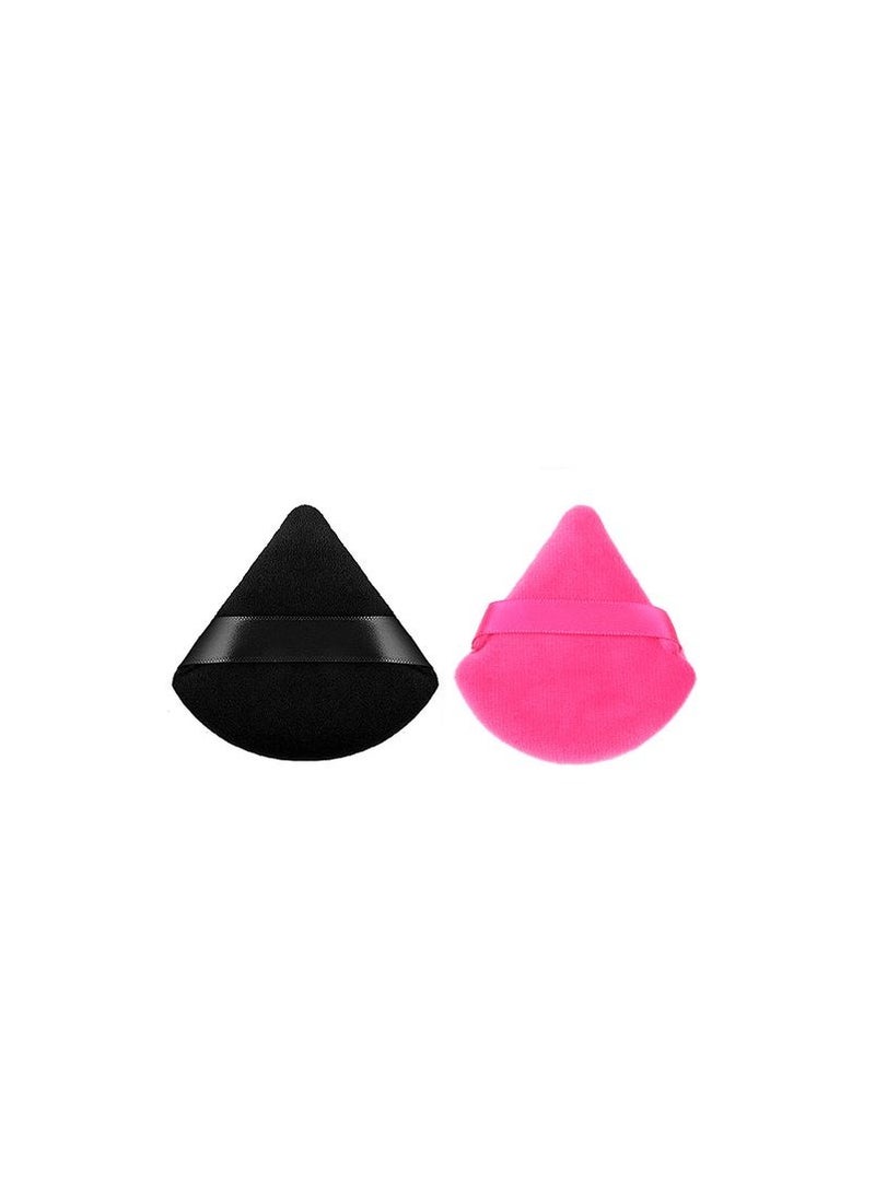 Triangle Powder Puffs Face Cosmetic Powder Puff 4 pcs - Image 3