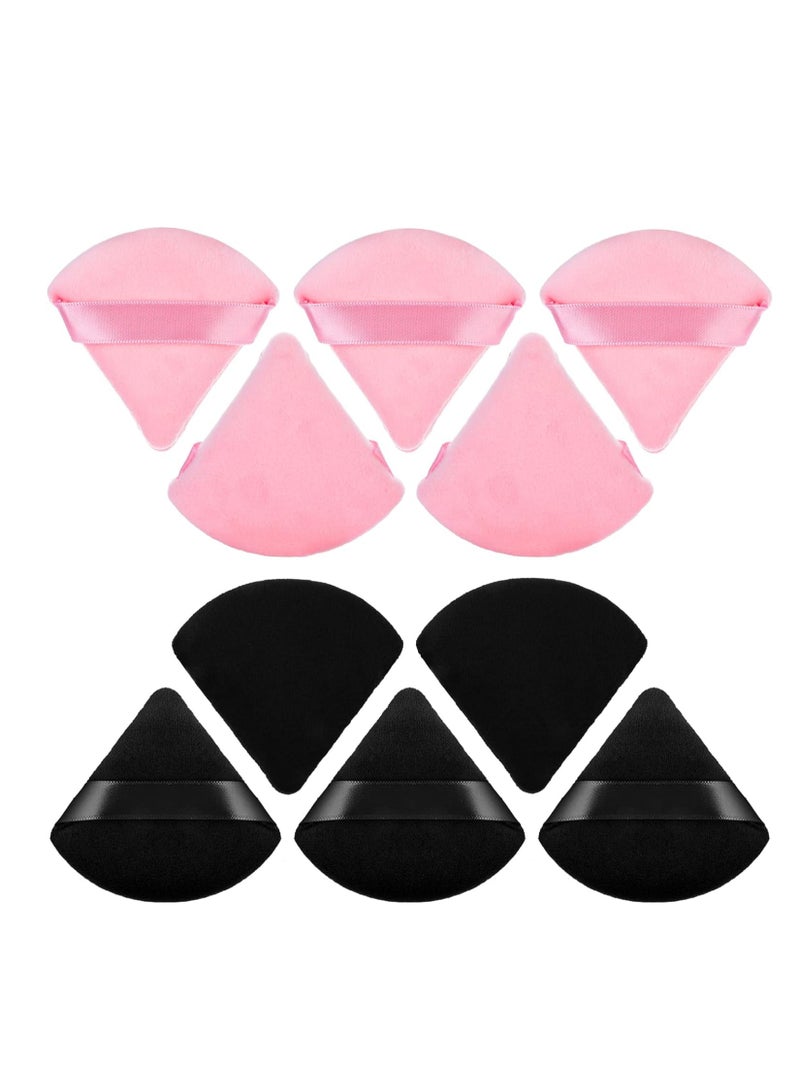 Triangle Powder Puffs Face Cosmetic Powder Puff 4 pcs - Image 2