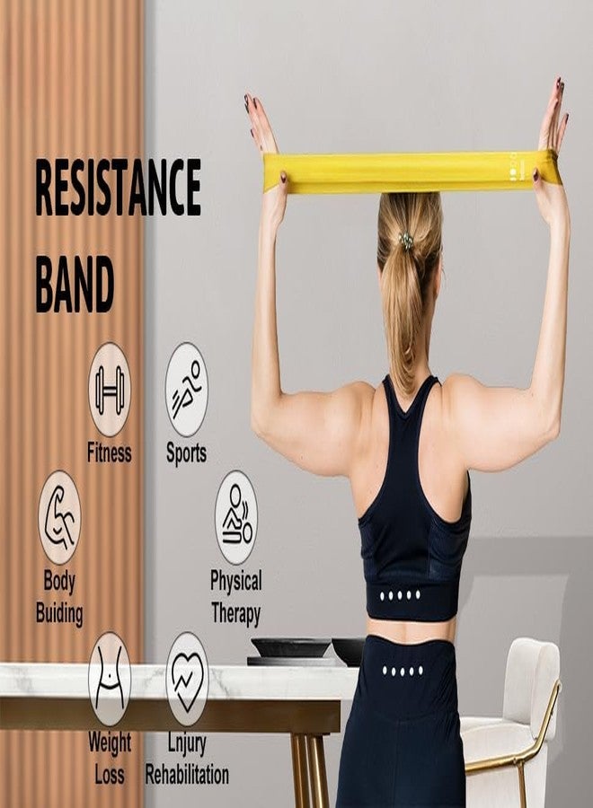 JAY EMPIRE Resistance Bands Mini Loop | Loop Hip Band for Women & Men for Hip, Glutes, Legs and Squats Exercises | Thera Band for Fitness | Gym Equipment for Home Workout | Resistance Band | Set of 5 - Image 4
