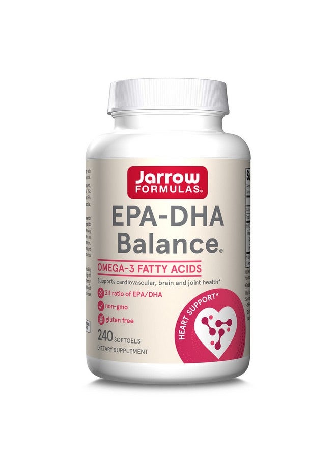 jarrow formulas Epadha Balance Odorless Caps Boosts Brain Function 240 Softgels - Image 1