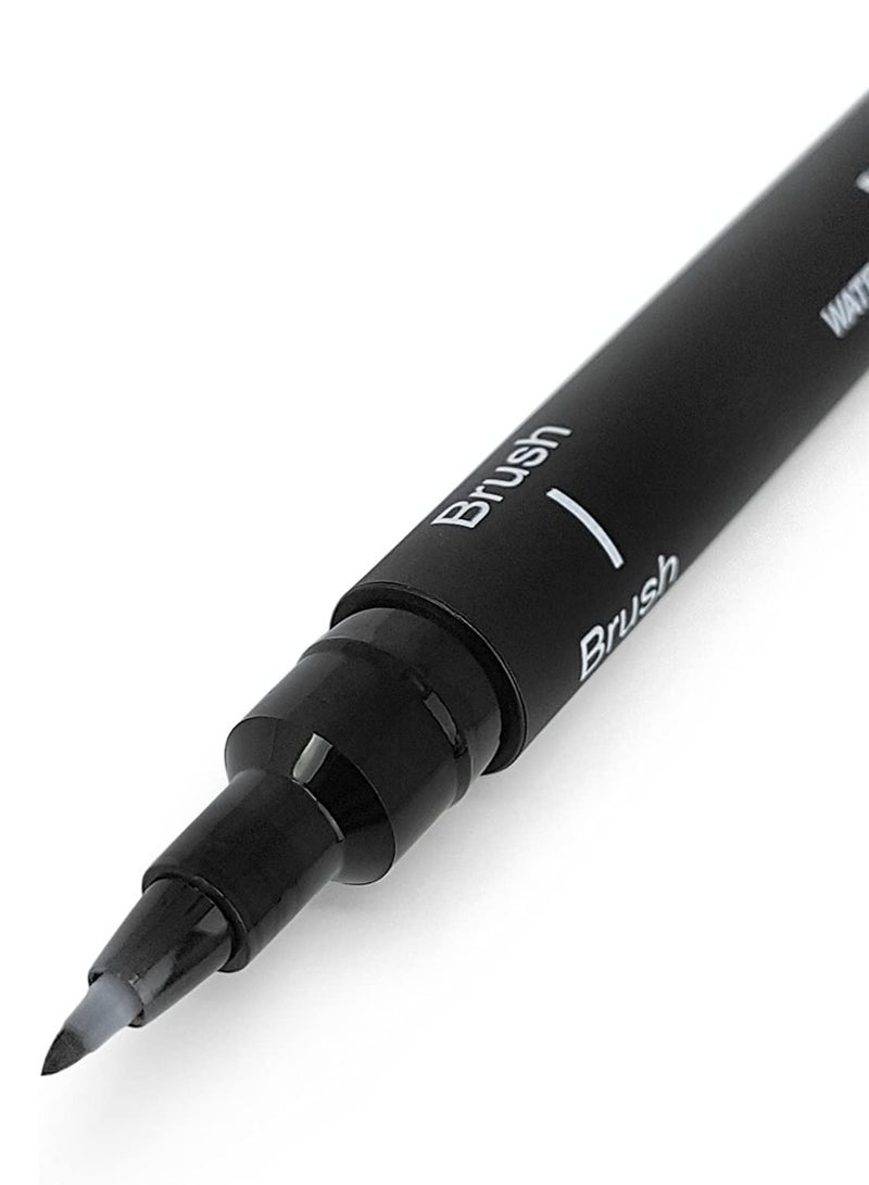 Uniball 3-Piece Unipin Drawing Brush Pen Black Ink - Image 2
