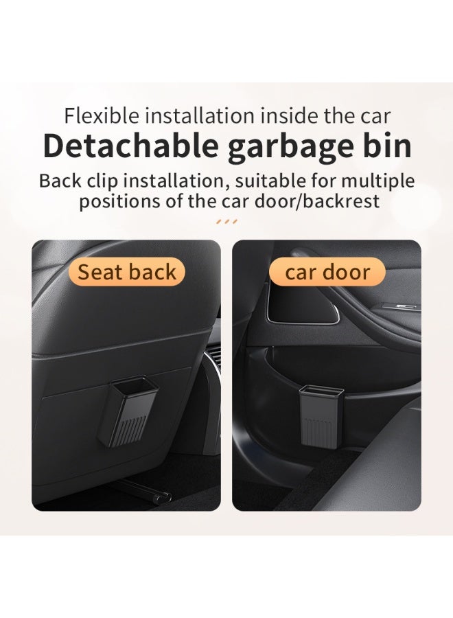 Bukela Car Seat Back Organizer with Tissue Box, Dual Cup Holders & Hooks - Multi-Functional Car Organizer Storage Box – Automobile Accessories Gadgets for Families, and Kids Travel (Black) - Image 2