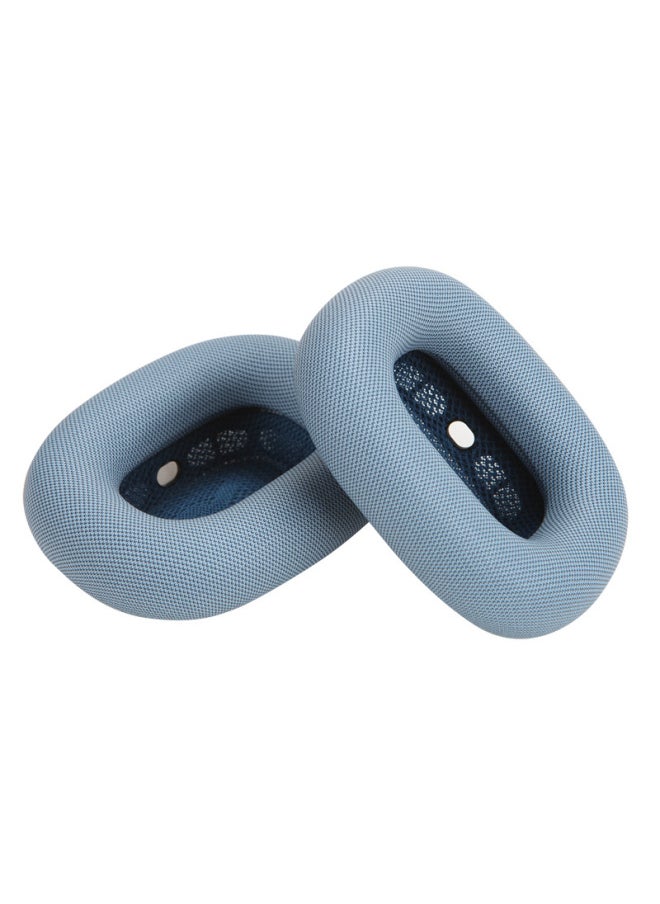 Generic - Suitable For Apple Airpods Max Headphone Cover Protein Leather Mesh Sheepskin Earmuffs Magnetic Sponge-Color:Dark Gray Mesh One - Image 1