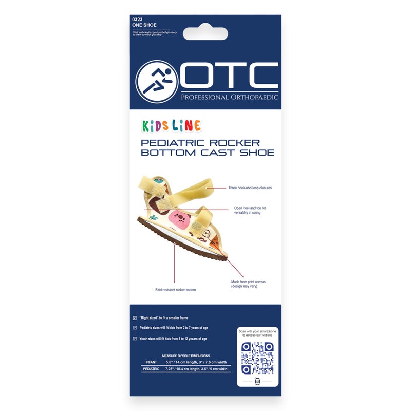 OTC حذاء جبس للأطفال من OTC، أحذية استشفاء عظمية ممتعة وعملية، طباعة ممتعة، للأطفال - Image 5