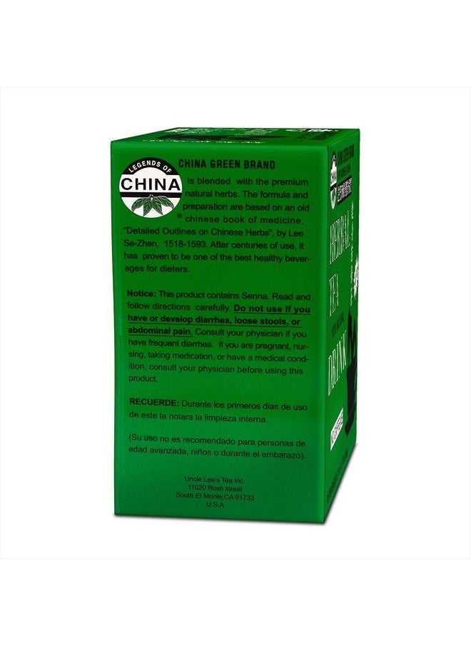 Uncle Lee's Tea - China Green Dieters Tea by Uncle Lee - Detox Tea with Senna Laxative, Constipation Relief for Adults, Supports A Healthy Weight, Caffeine-Free Herbal Tea Bags, 30 Count (Pack of 5) - Image 1