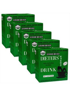 China Green Dieters Tea by Uncle Lee - Detox Tea with Senna Laxative, Constipation Relief for Adults, Supports A Healthy Weight, Caffeine-Free Herbal Tea Bags, 30 Count (Pack of 5)