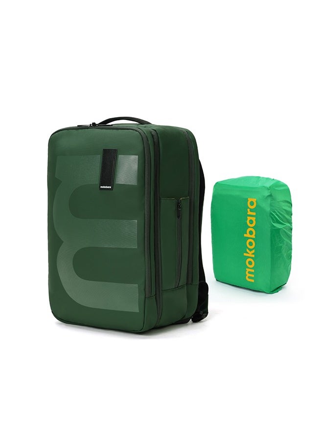 Mokobara MOKOBARA The EM Travel Backpack 45L Premium 16" Unisex Multipurpose Backpack (Green)  - Image 1